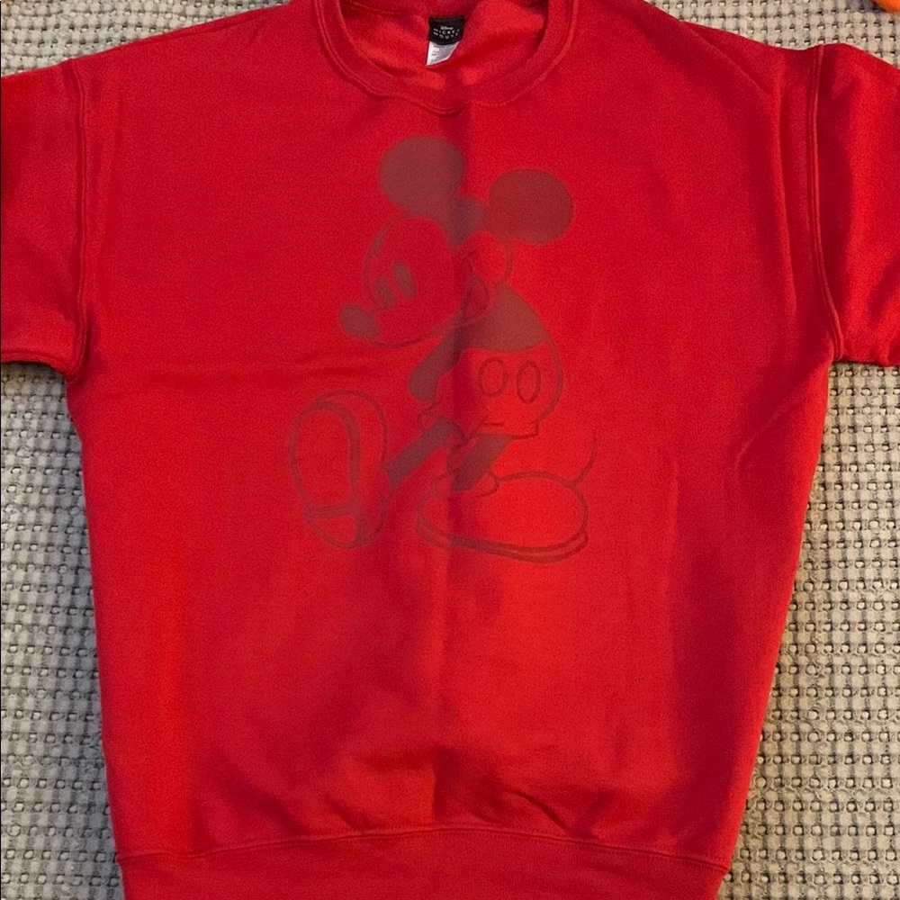 Red Graphic Sweatshirt